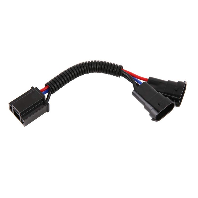 BICYACO H4 to H9/H11 Wire Harness Adapter Compatible with Motorcycle 2014 2015 2016 2017 2018 Street Glide Special Road King/Road King Special,H4 Splitter Harness for Dual Beam Headlights - Image 1